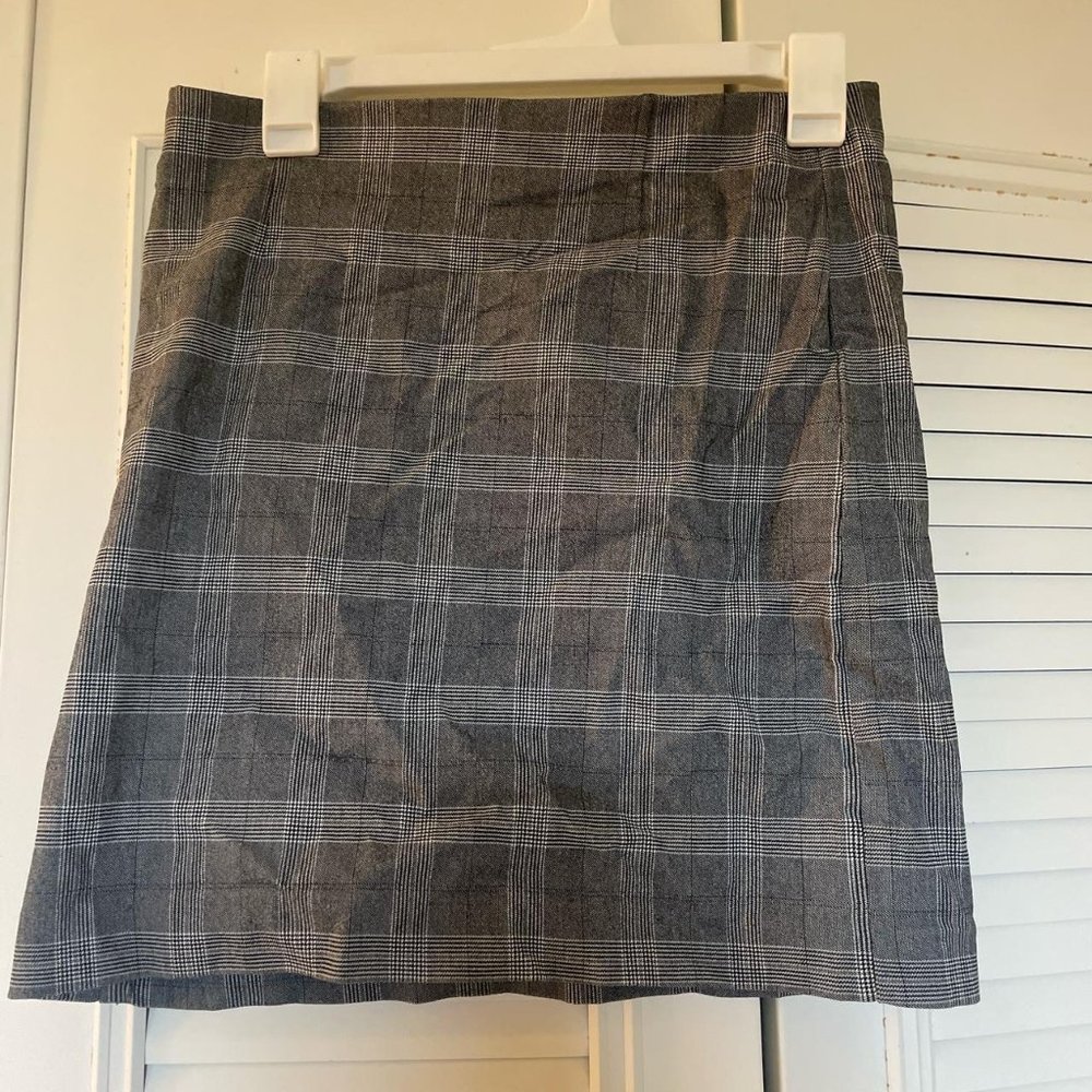 Dynamite Plaid Mini Skirt